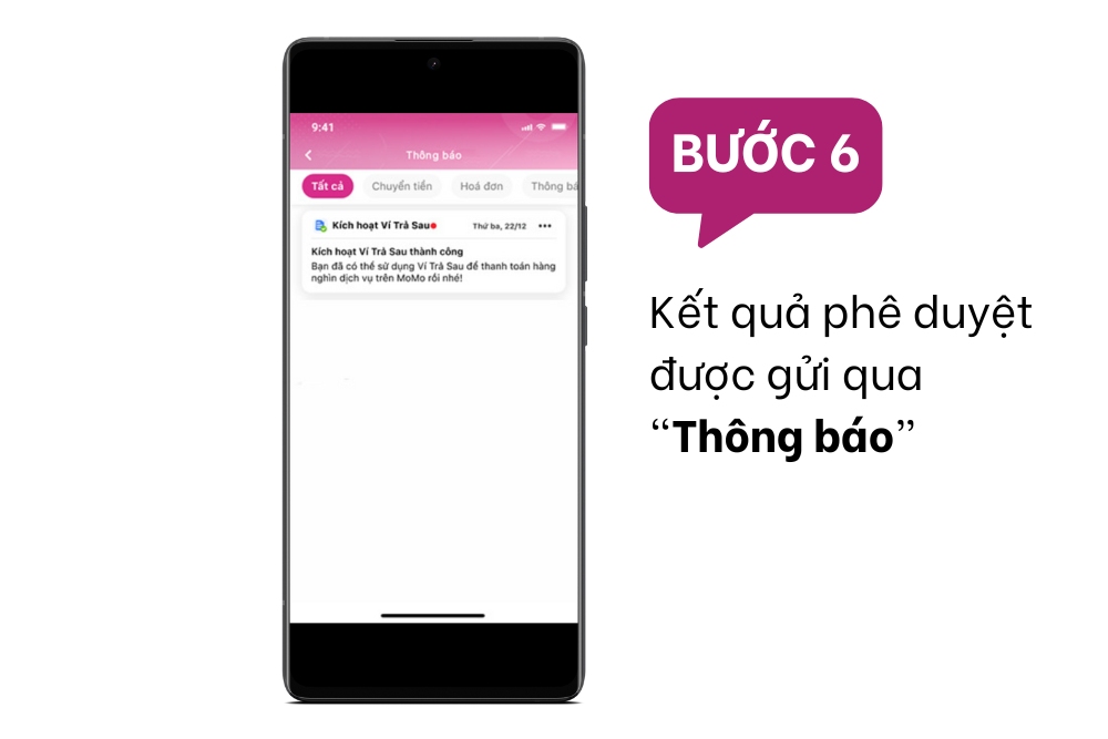 Cách kích hoạt Ví Trả Sau trên MoMo
