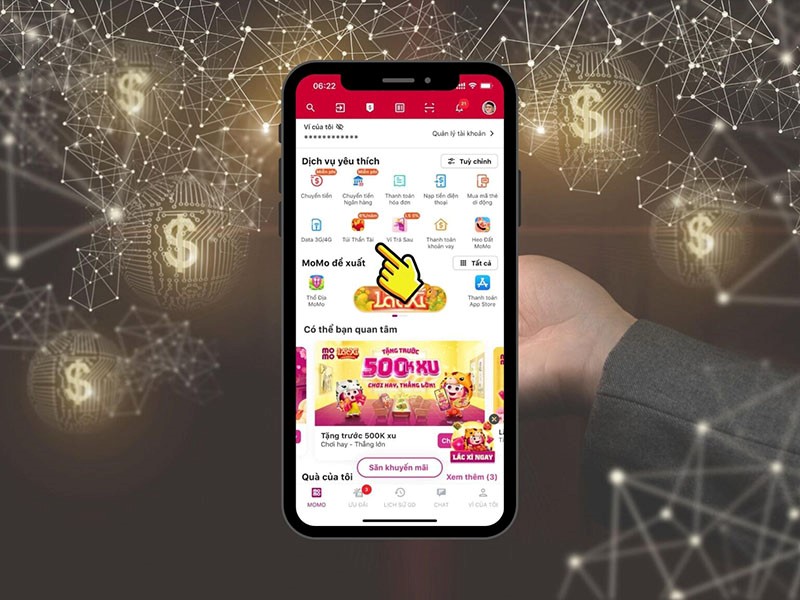 Giao diện mở Túi Thần Tài